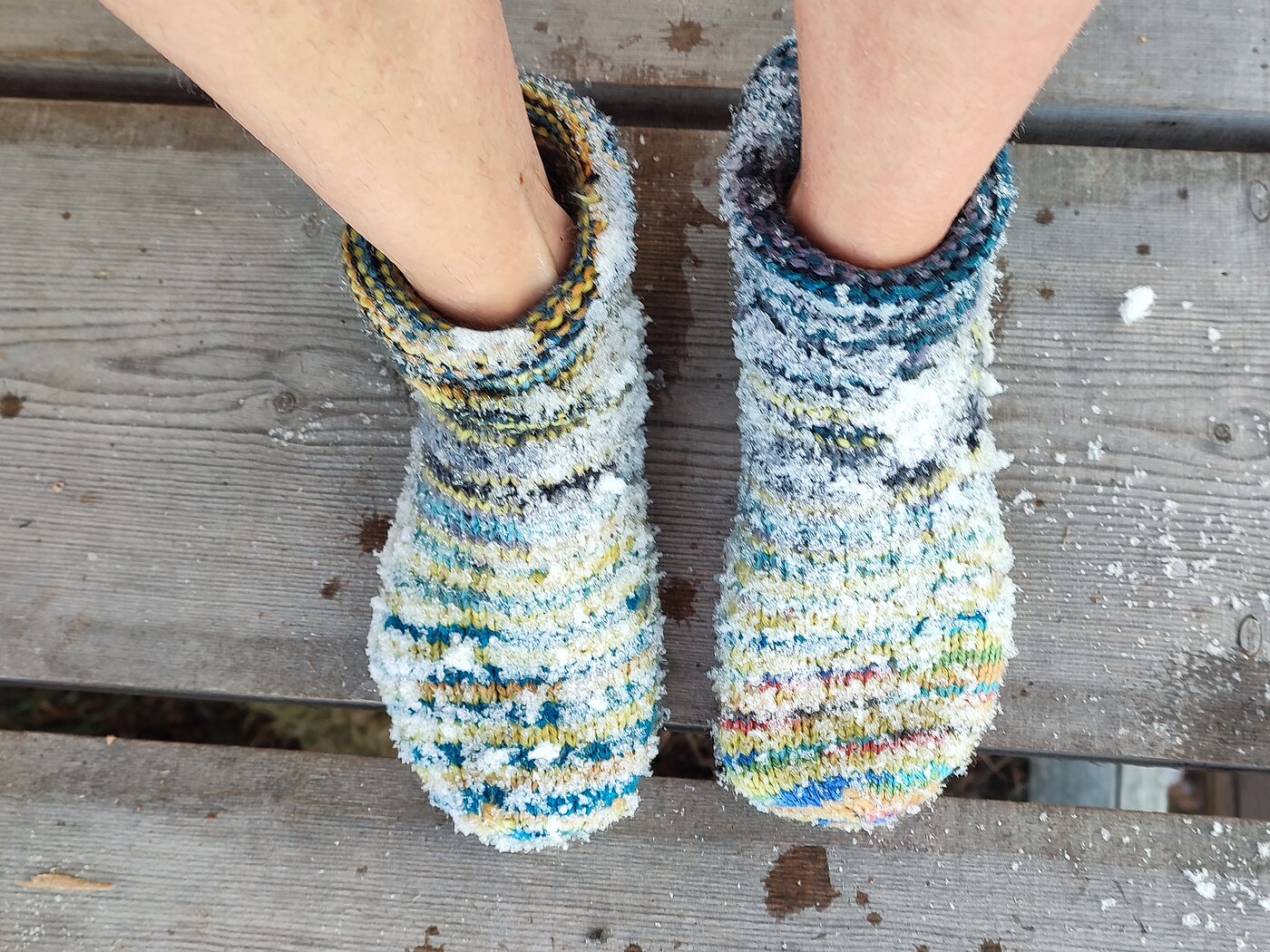 Sauna Lappland warme Socken Winter