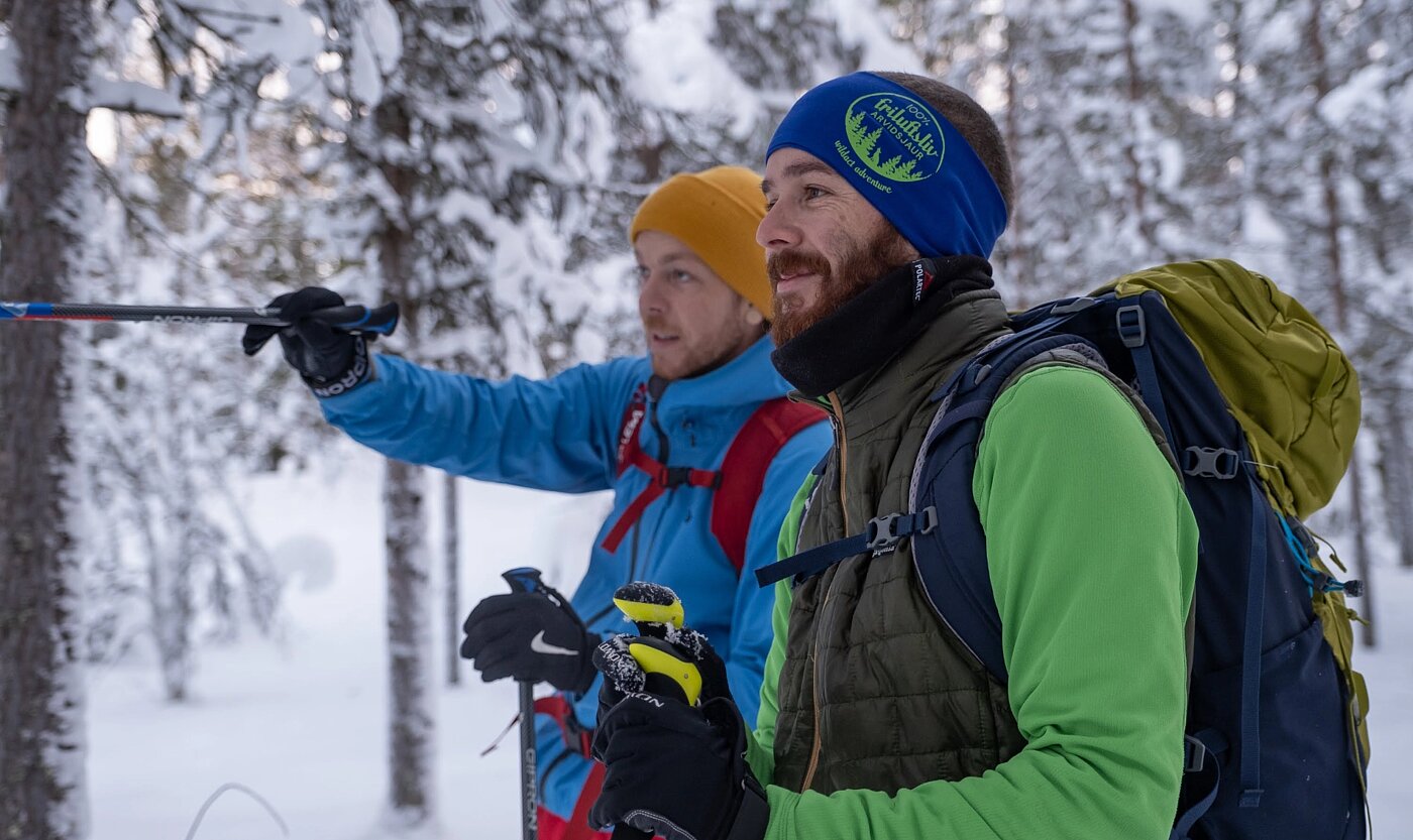 Lappland Orientierung Wintertour Vorbereitung