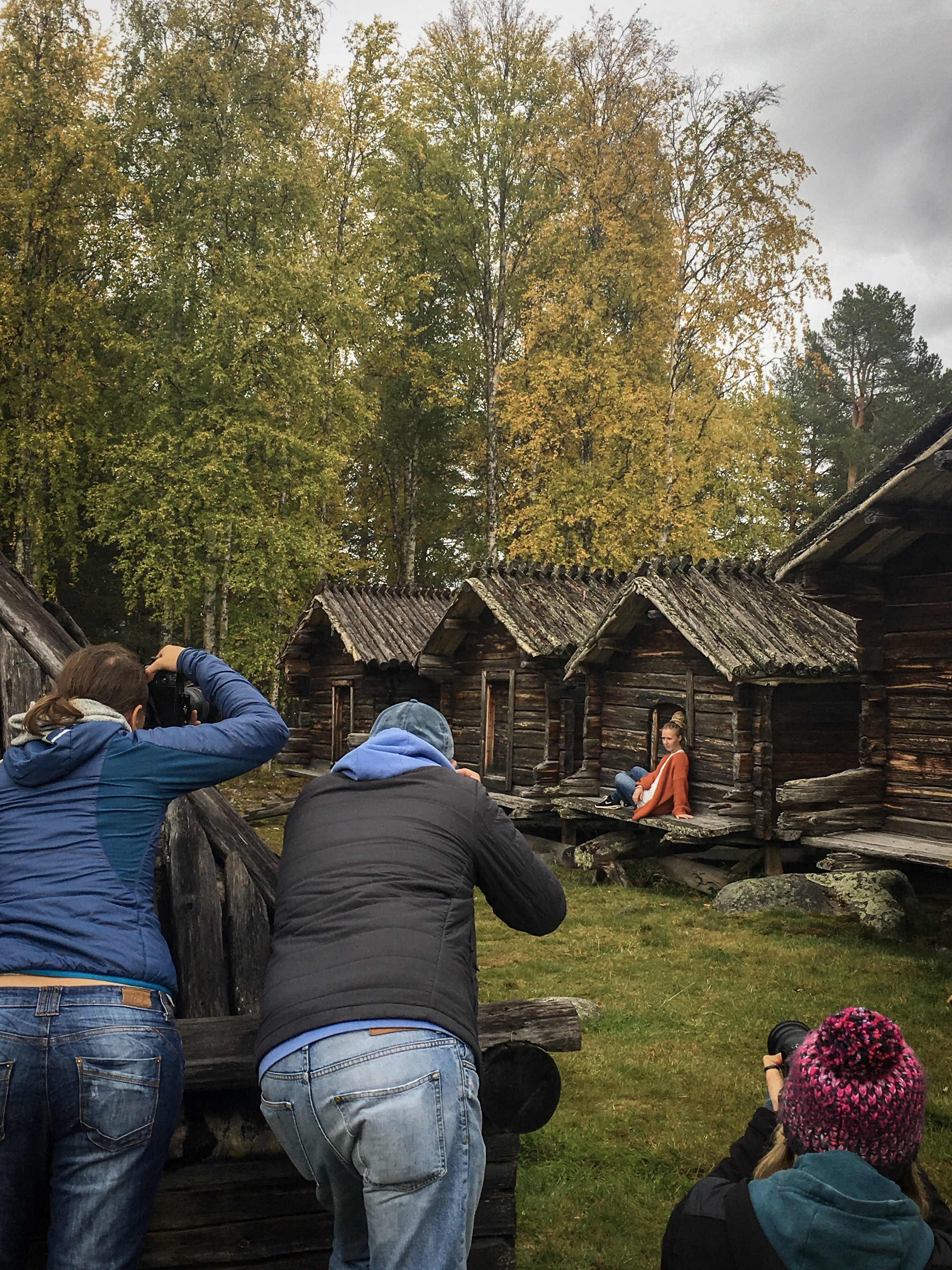 Lappland Kultur Fotografie traditionelle Holzhäuser Schweden Naturreise